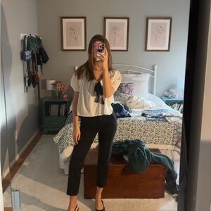 White Reformation Blouse